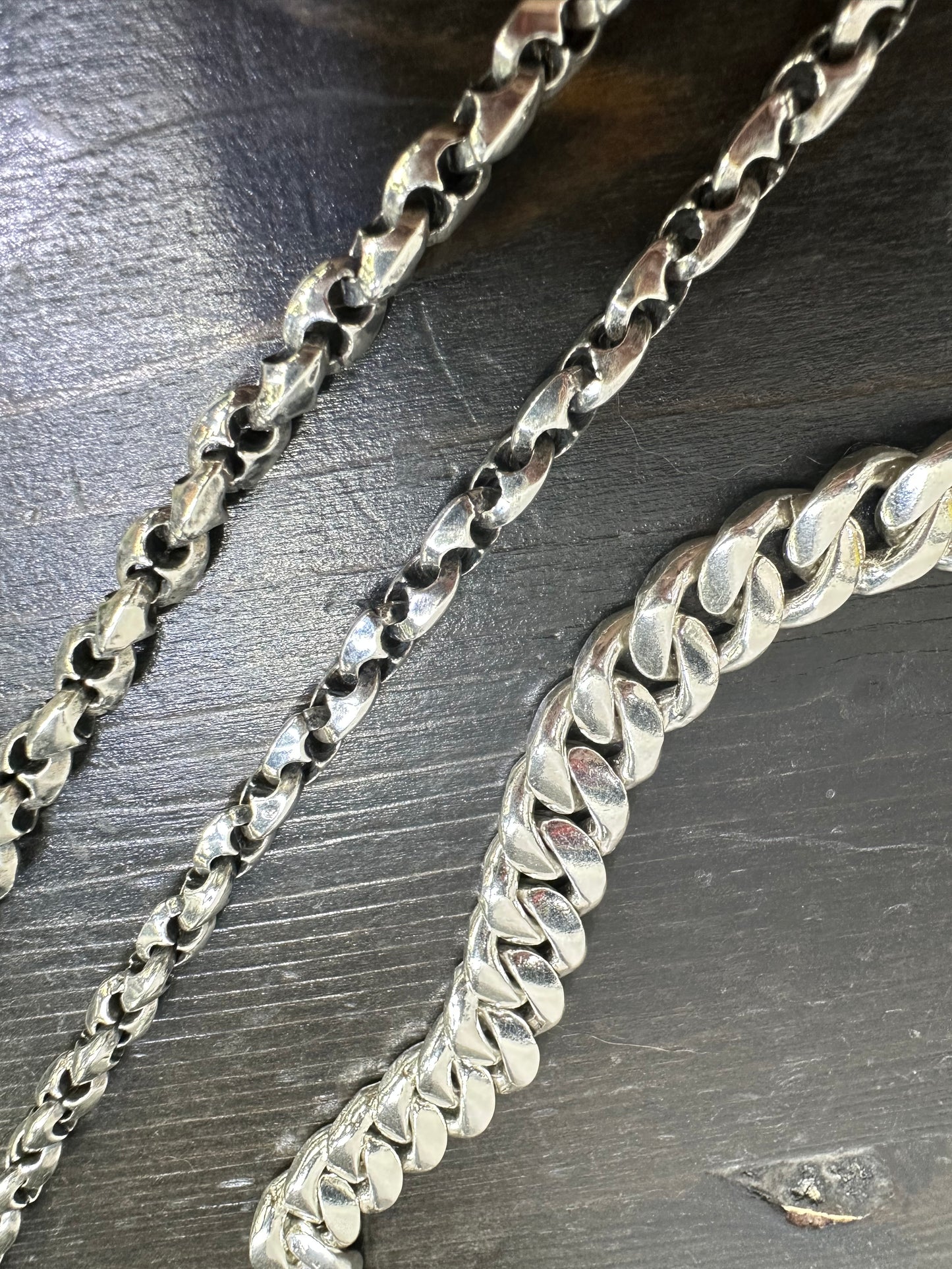 HANDMADE 925 DOUBLE HOLE CHAIN NECKLACE