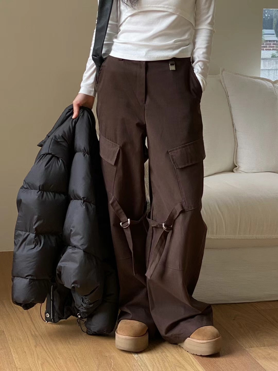 !!!LAST ORDER - SPECIAL OFFER until Sunday!!! DETAILED FLAP POCKET CARGO PANTS