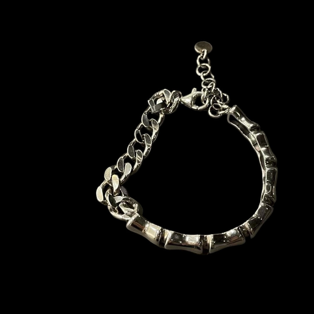 925 BAMBOO ARCH CHAIN BRACELET