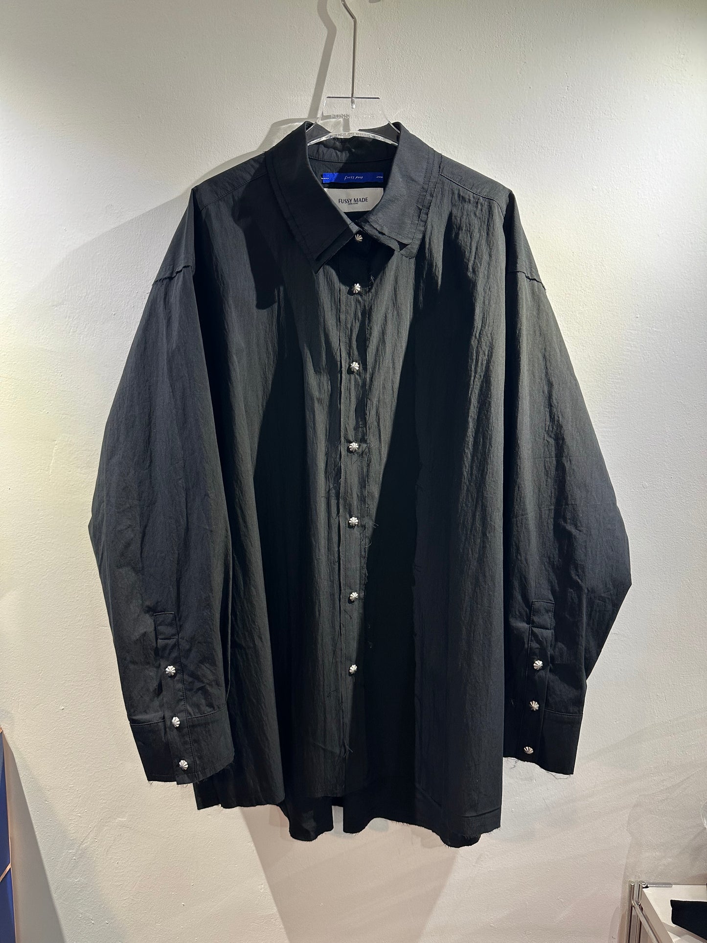• FUSSY MADE • FRAYED EDGE SHIRT