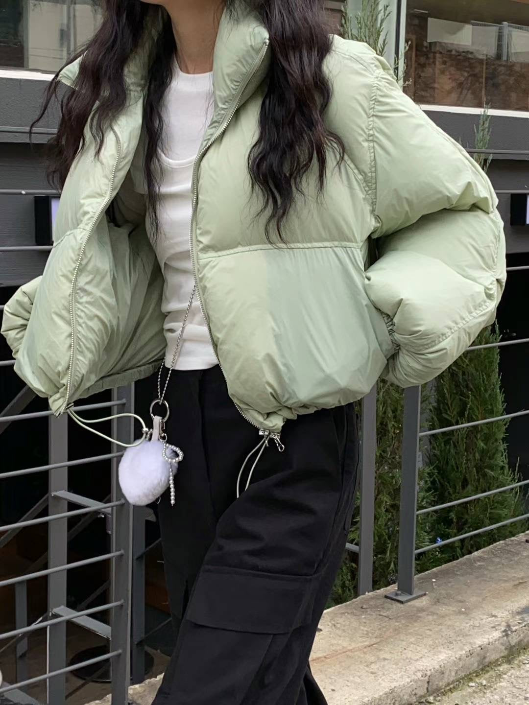 !!!l LAST ORDER - SPECIAL OFFER until Sunday!!! CROP DUCKDOWN JACKET