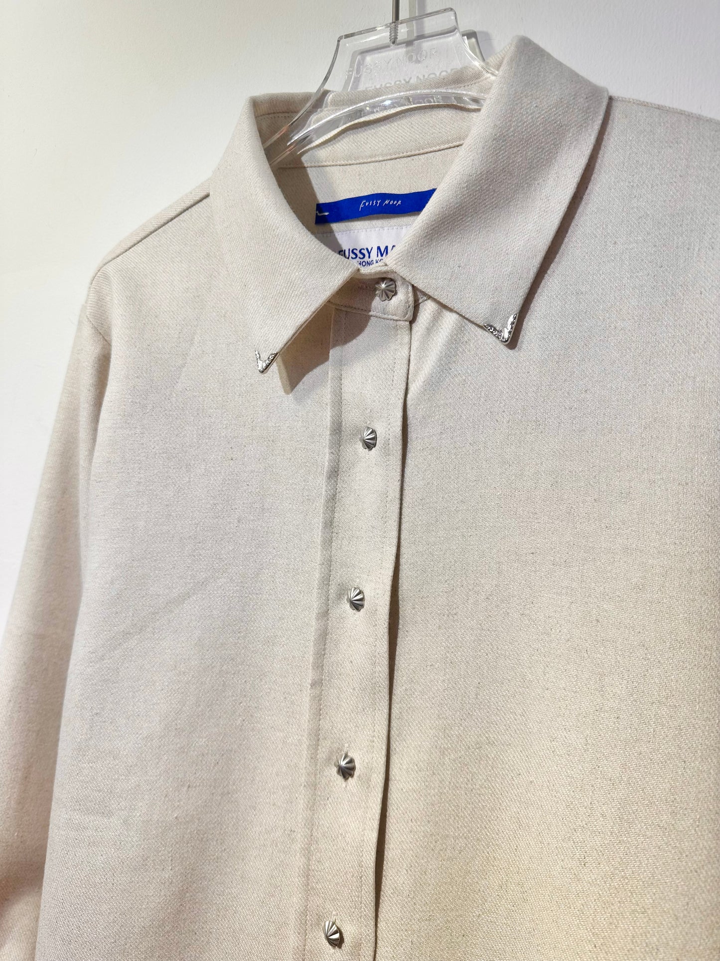 • FUSSY MADE • OATMEAL HEMP SHIRT