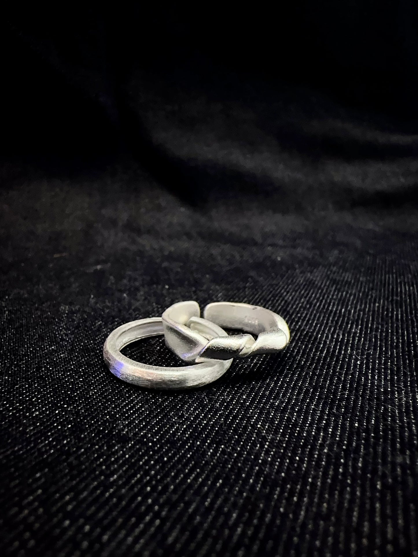 925 MATTE FINISH ROUND RING