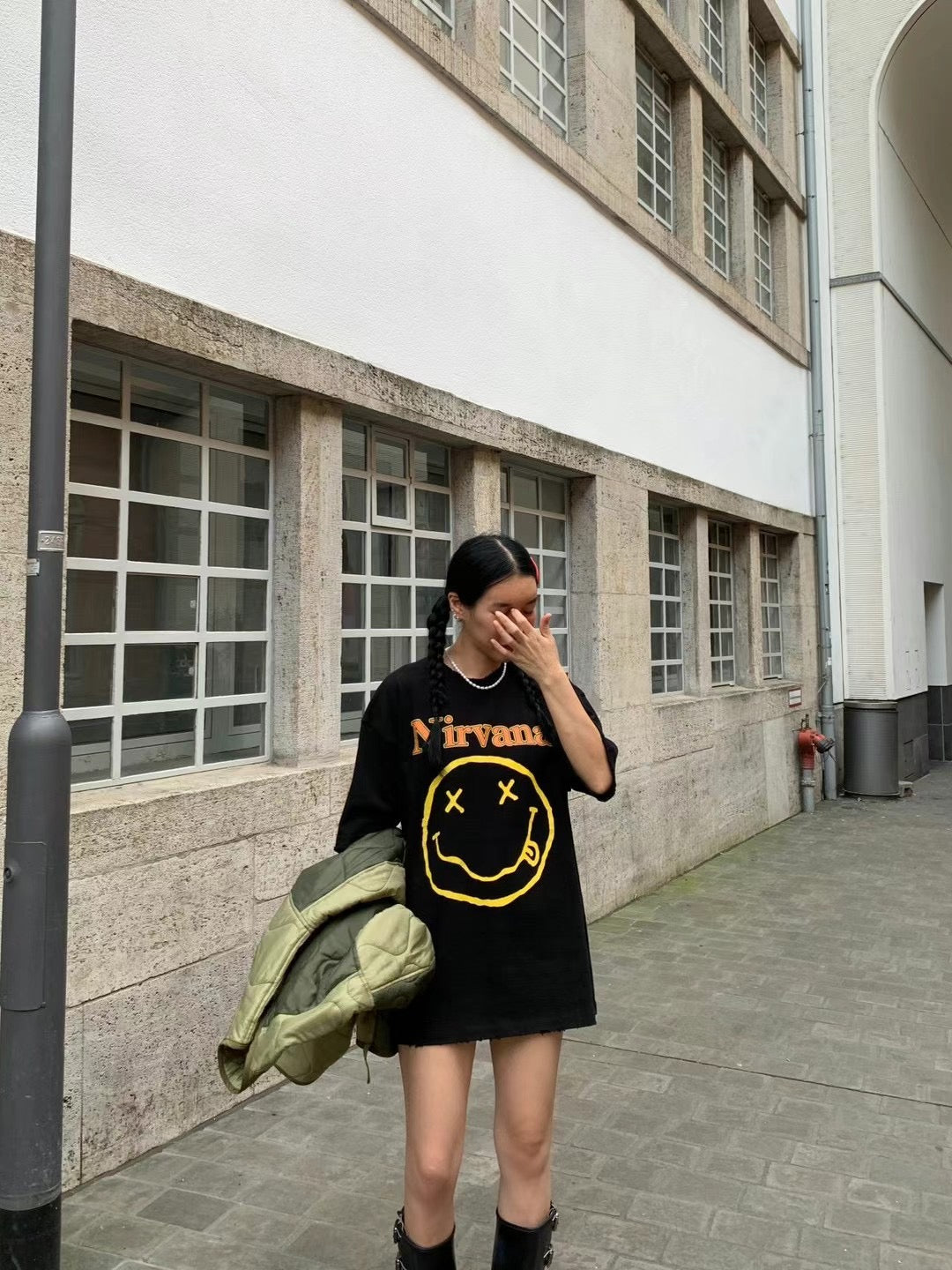 NIRVANA SMILEY FACE TEE