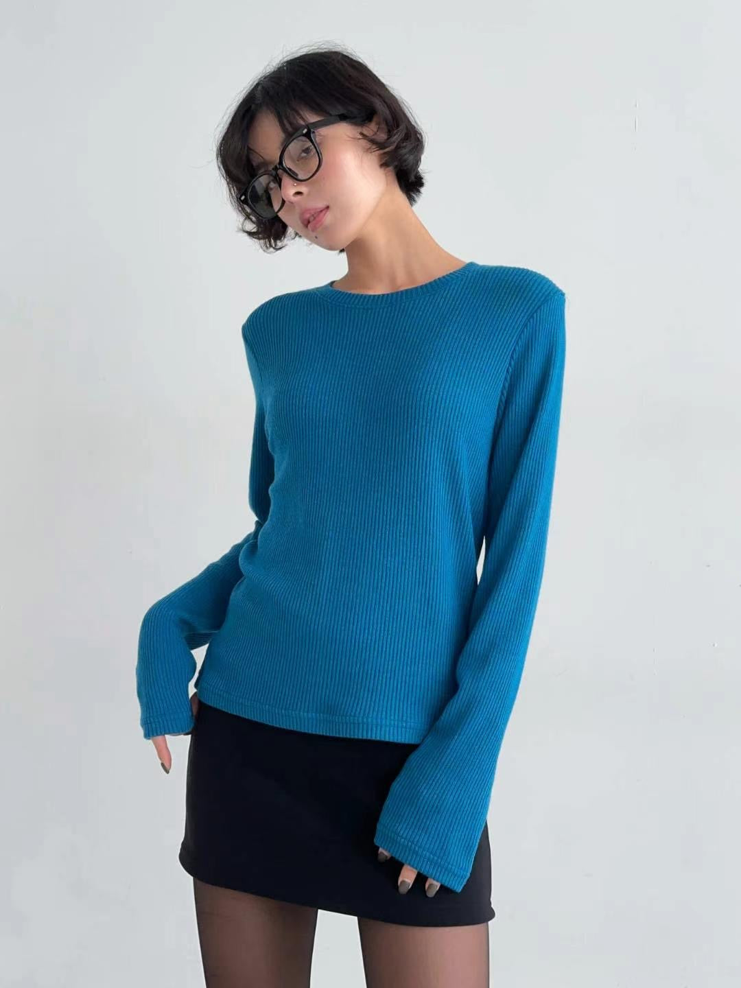 BASIC RIBBED TOP - 4 COLOURS