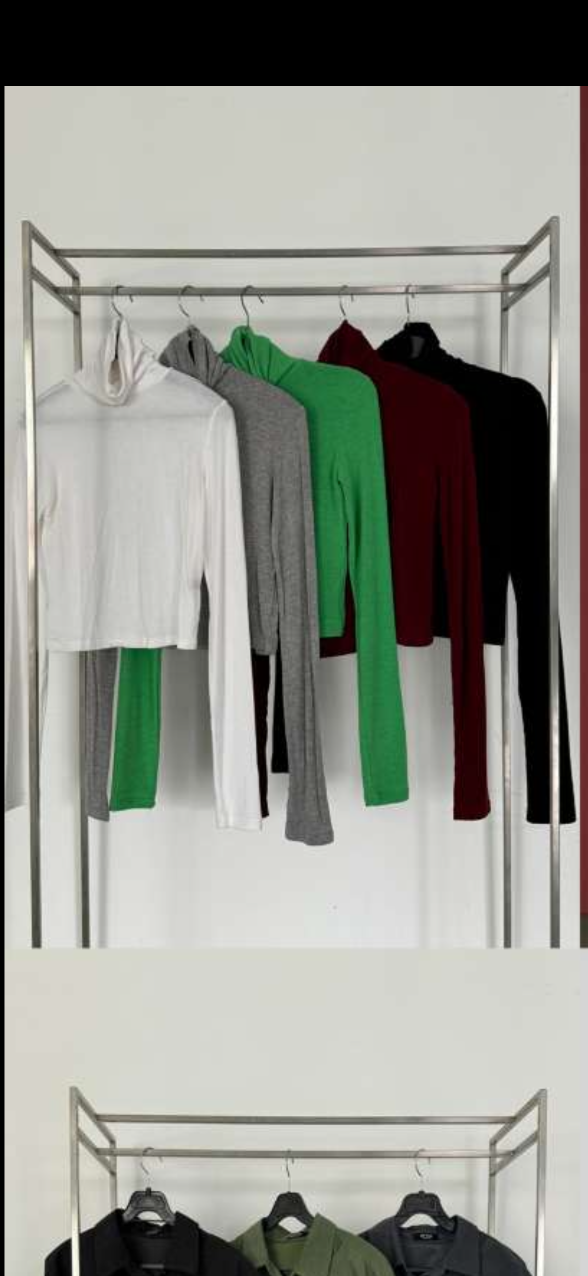 SOFT WOOL TURTLE NECK TOP - 5 COLOURS