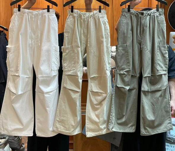 BIG POCKET CARGO PANTS -5 COLOURS