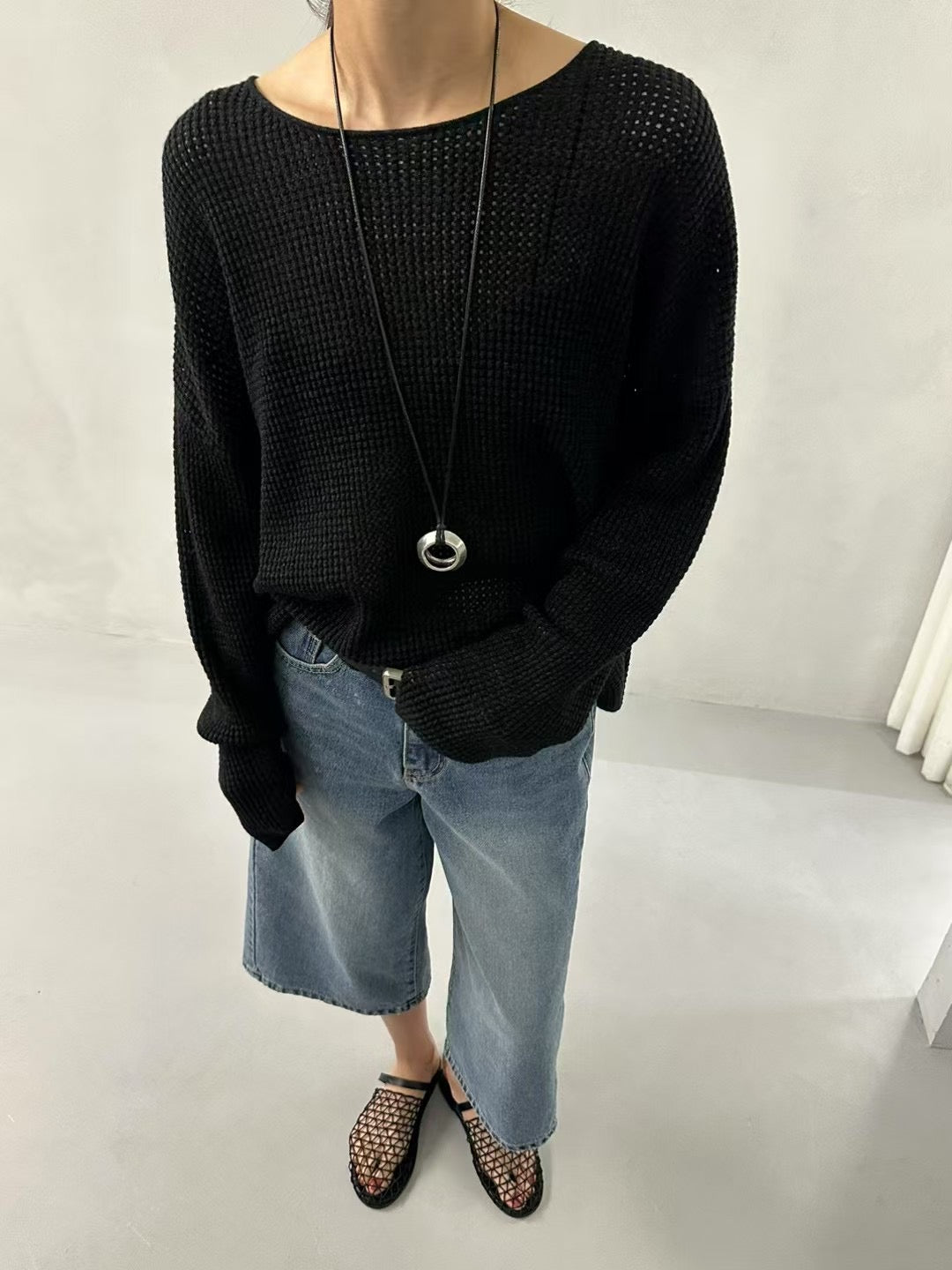 SPRING WAFFLED SOFT KNIT