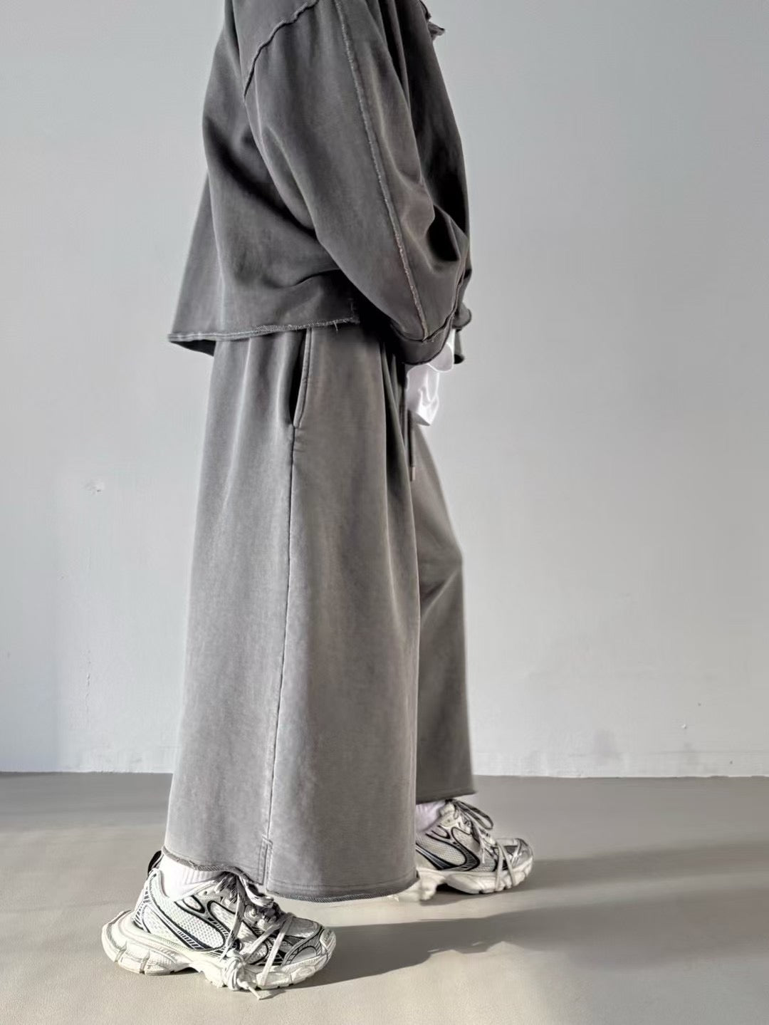 OVERSIZE COTTON SHORTS