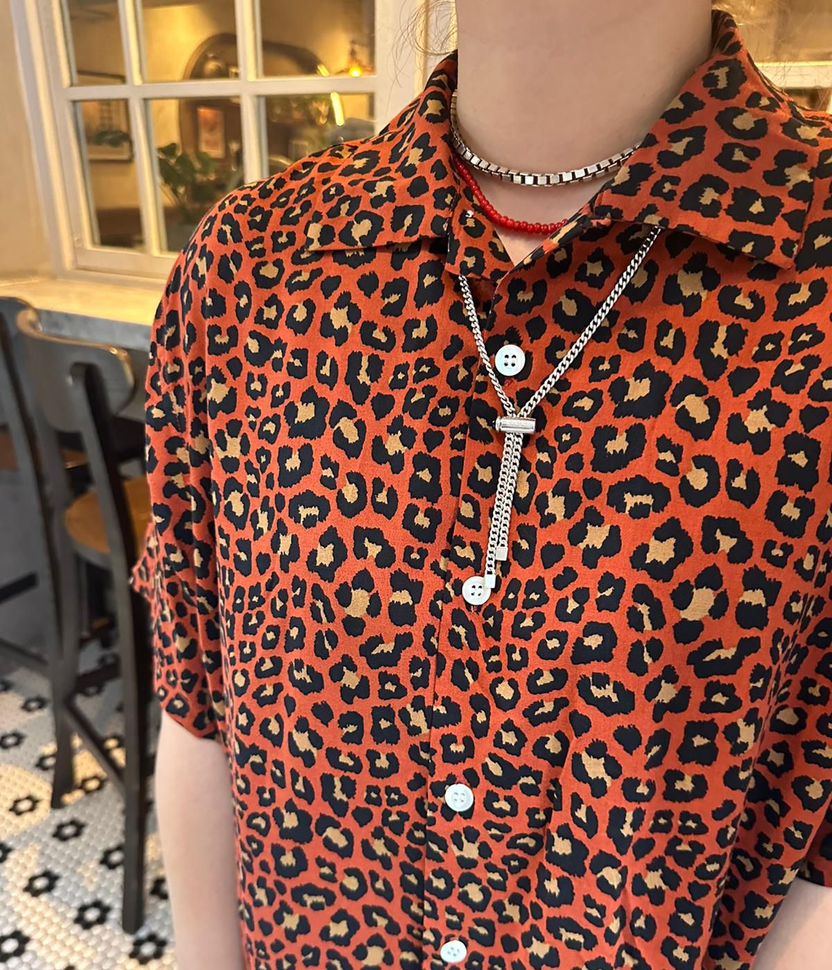 • FUSSY MADE • LEOPARD PRINTED SHIRT