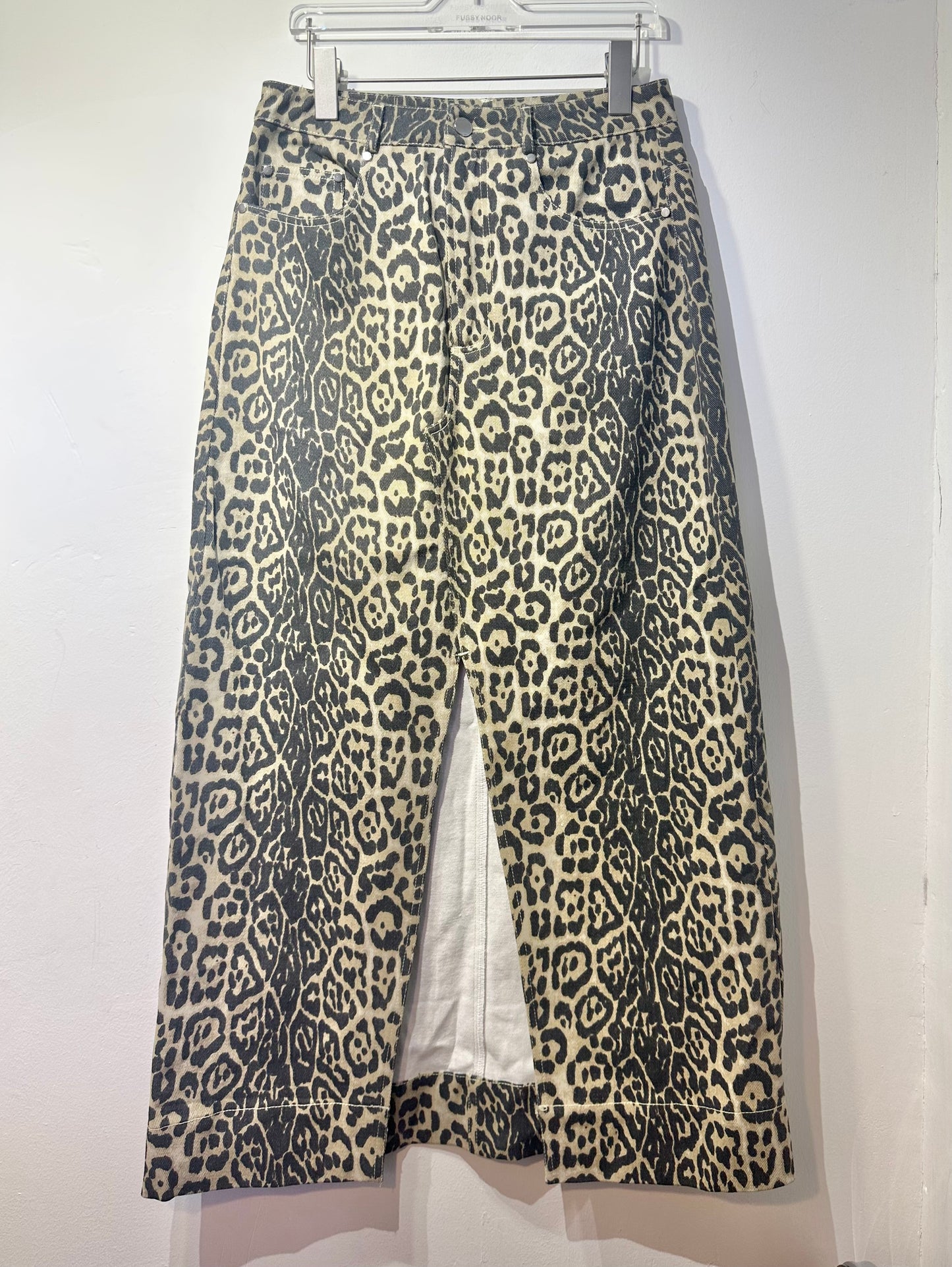 • FUSSY MADE • JAGUAR PATTERNED SKIRT