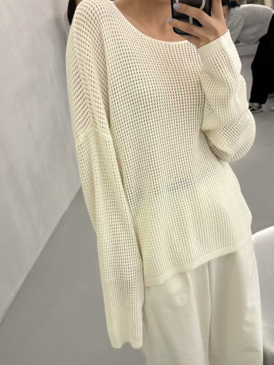 SPRING WAFFLED SOFT KNIT