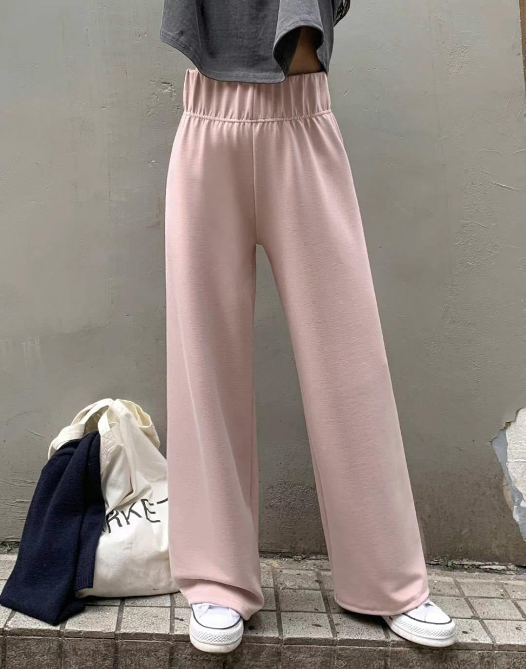 THICK BAND COTTON PANTS