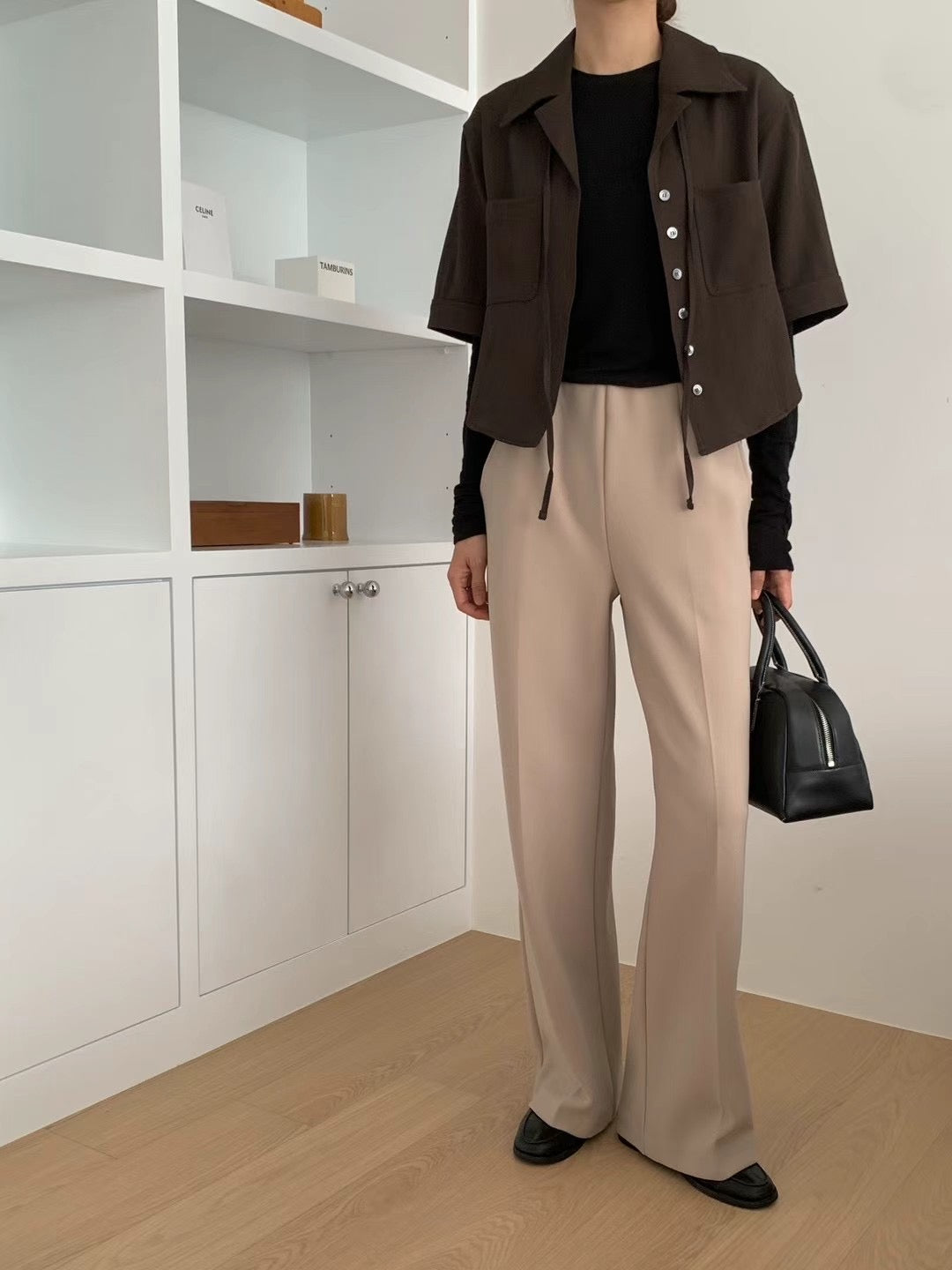 ELASTIC WAIST GOOD CUT PANTS