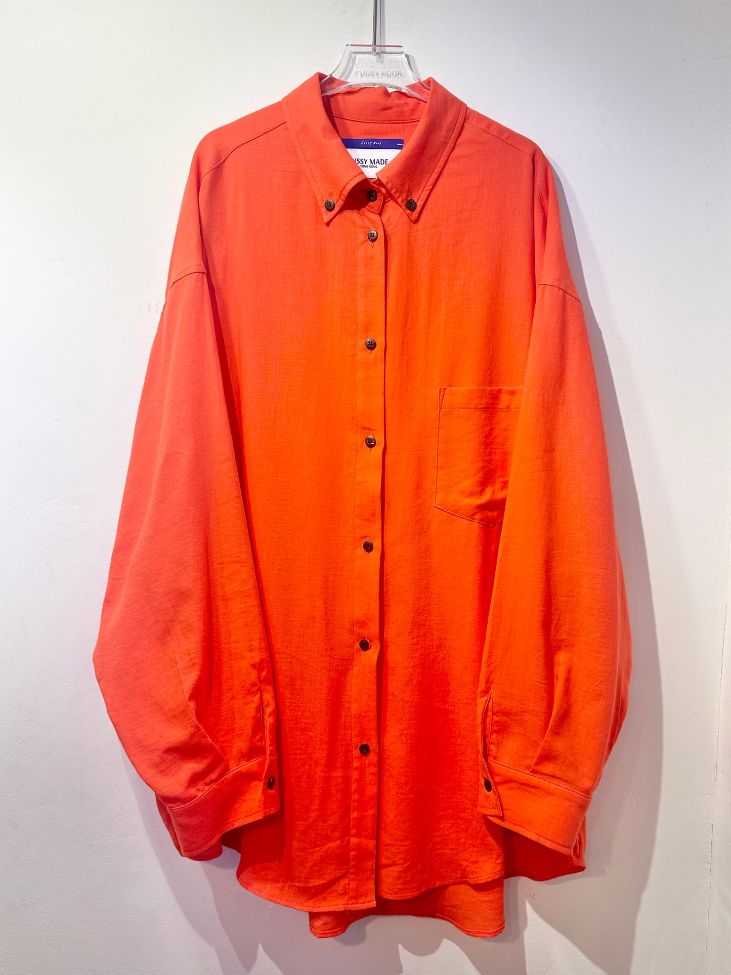 • FUSSY MADE • PUMPKIN LINEN SHIRT