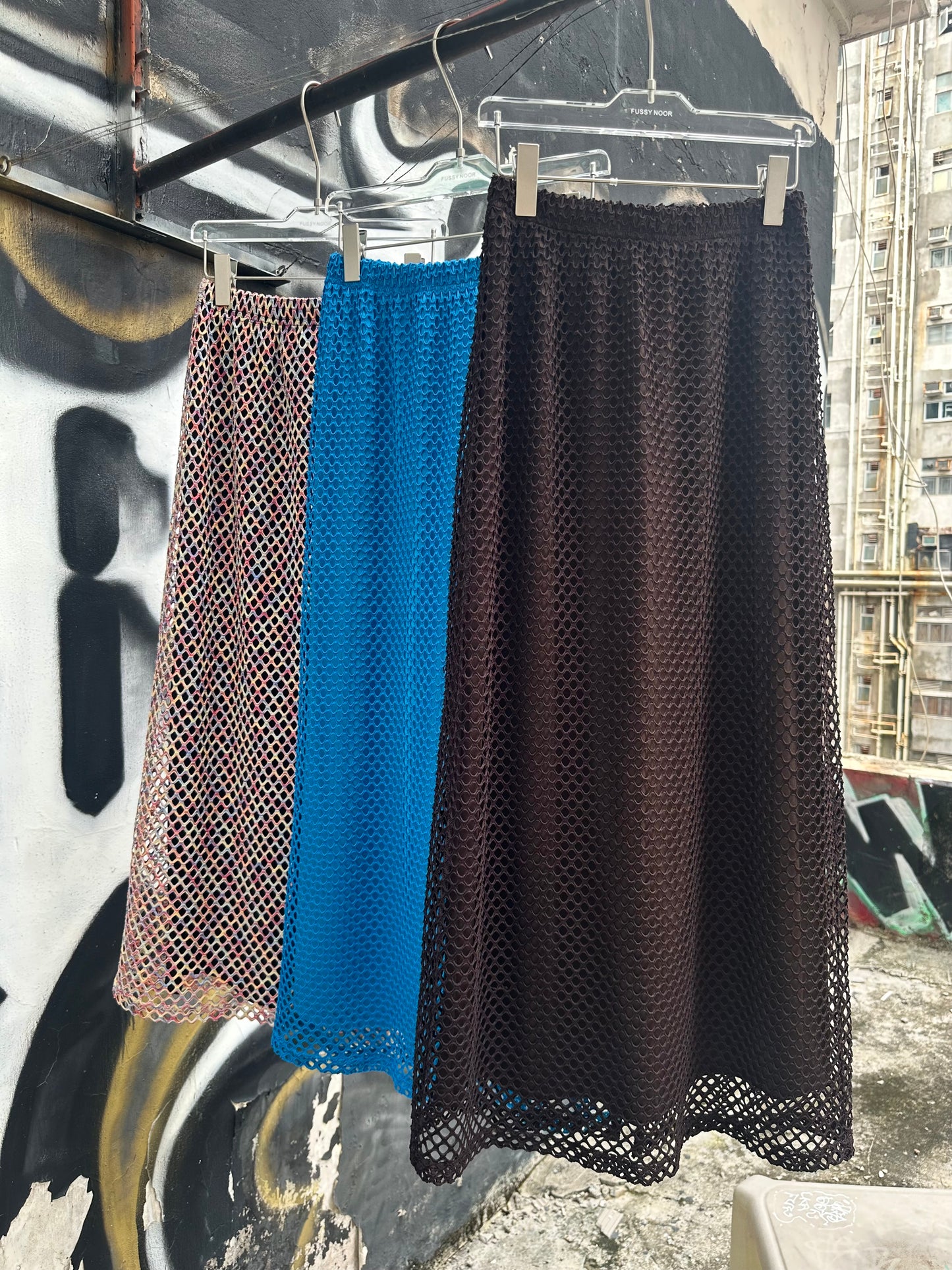 • FUSSY MADE • GLAMOROUS FISHNET SKIRT