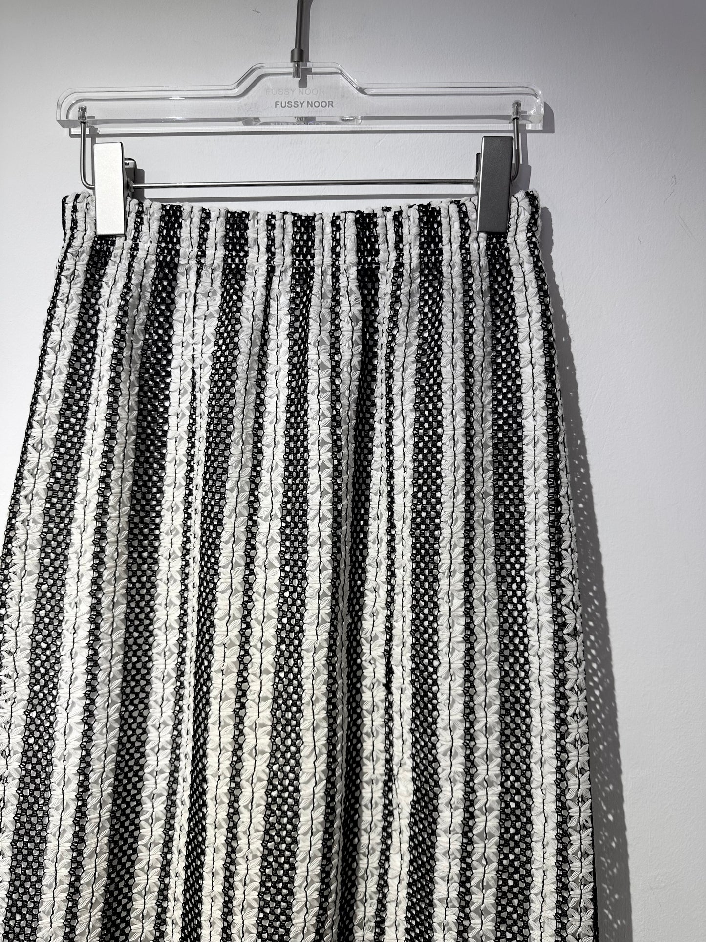 • FUSSY MADE • BKW CROSS KNIT SKIRT