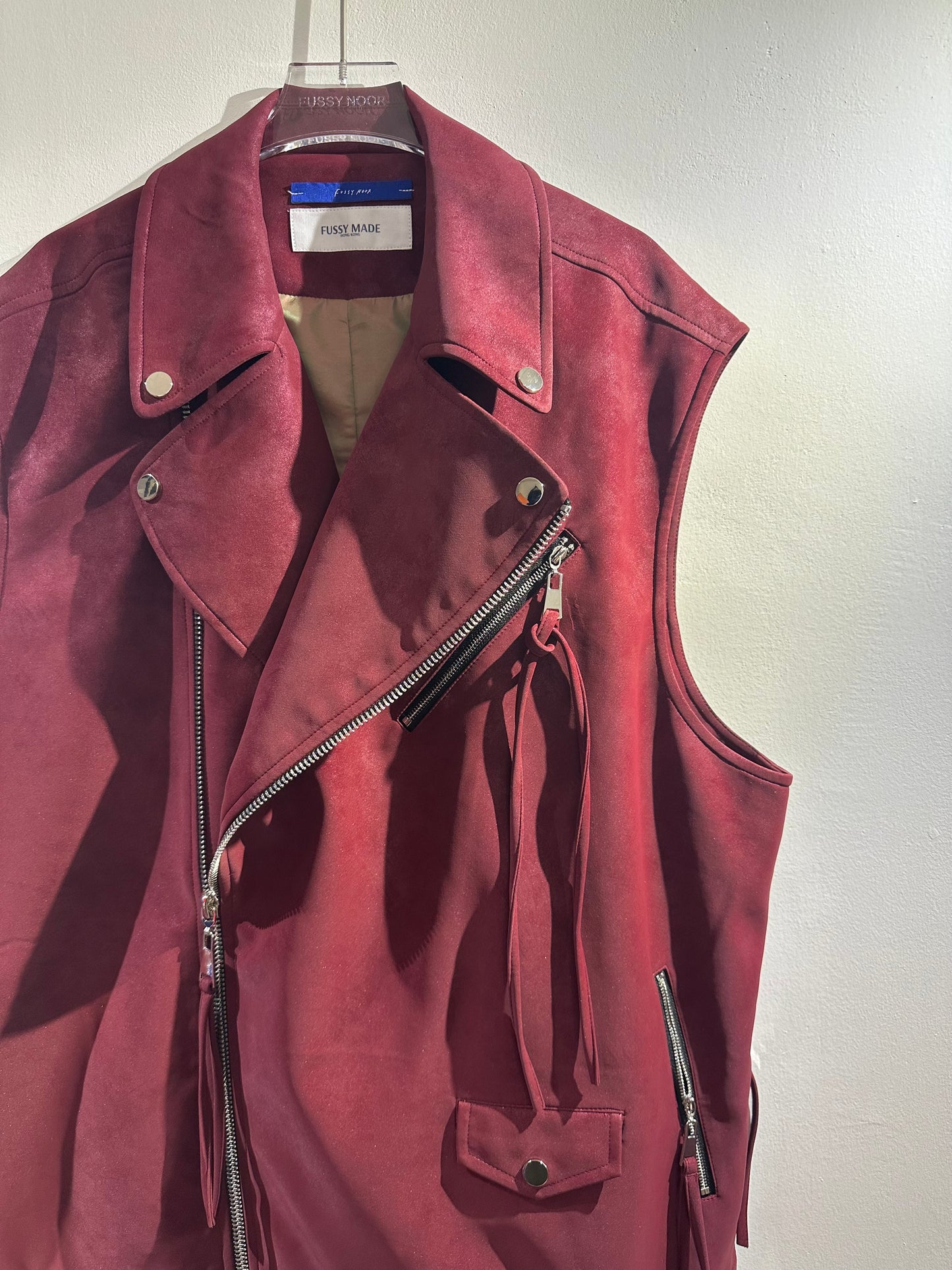 • FUSSY MADE • PU LEATHER BIKER