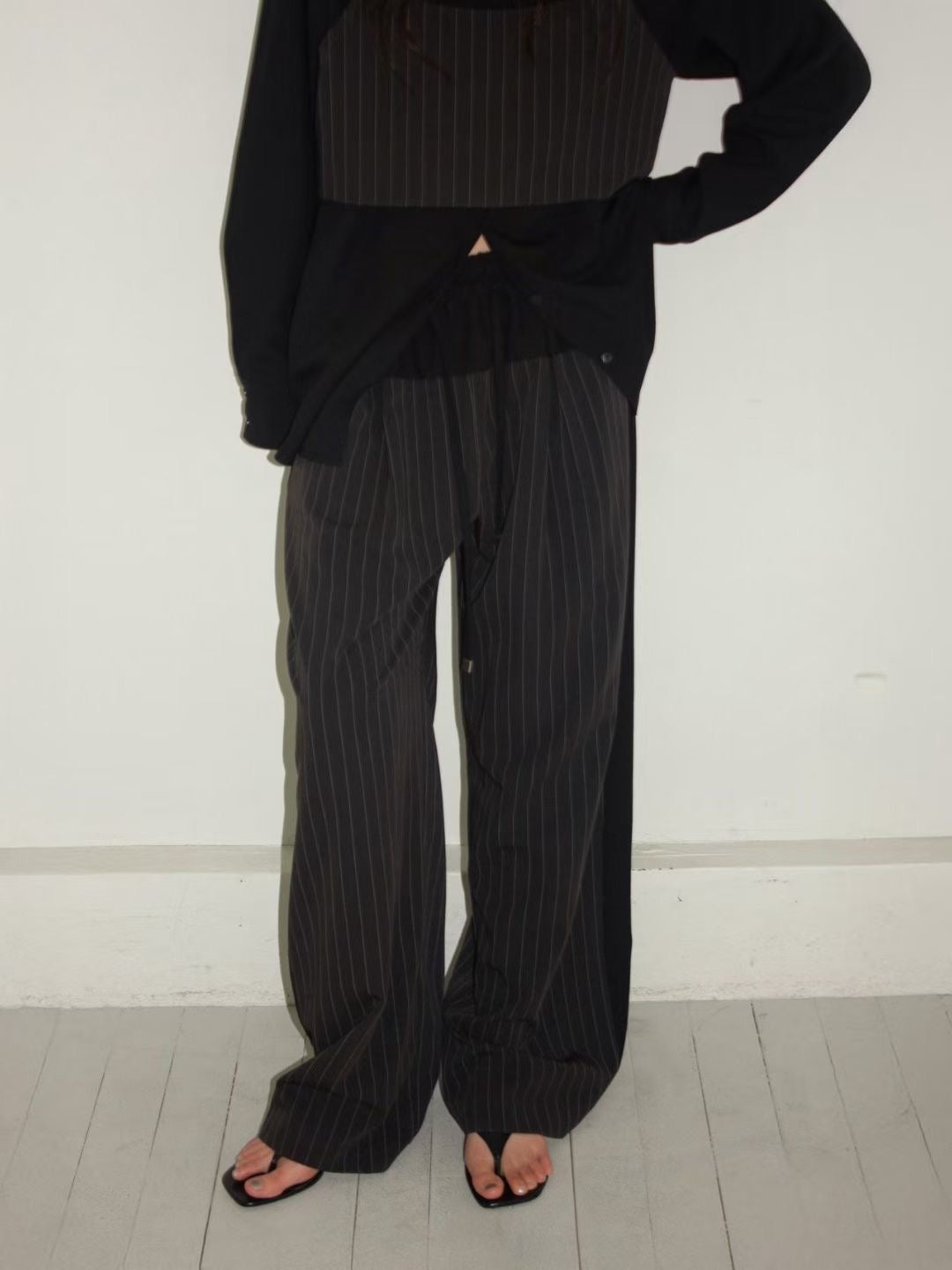 ELEGANT LOUNGE PINSTRIPES PANTS