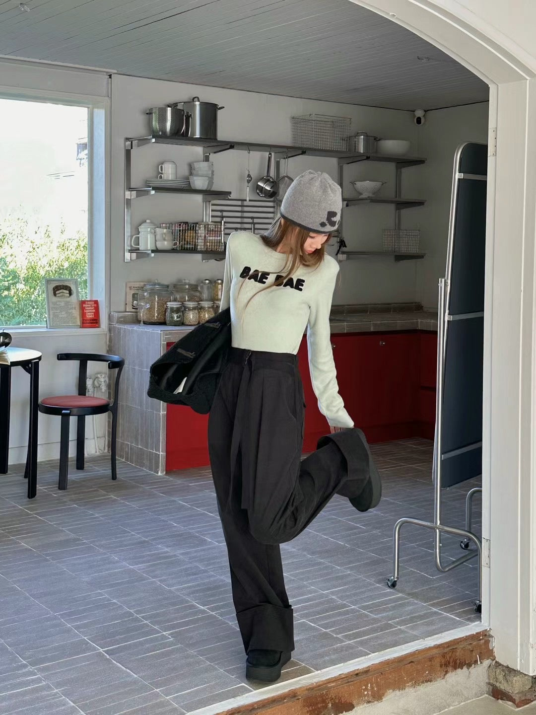 DOUBLE BELT PANTS