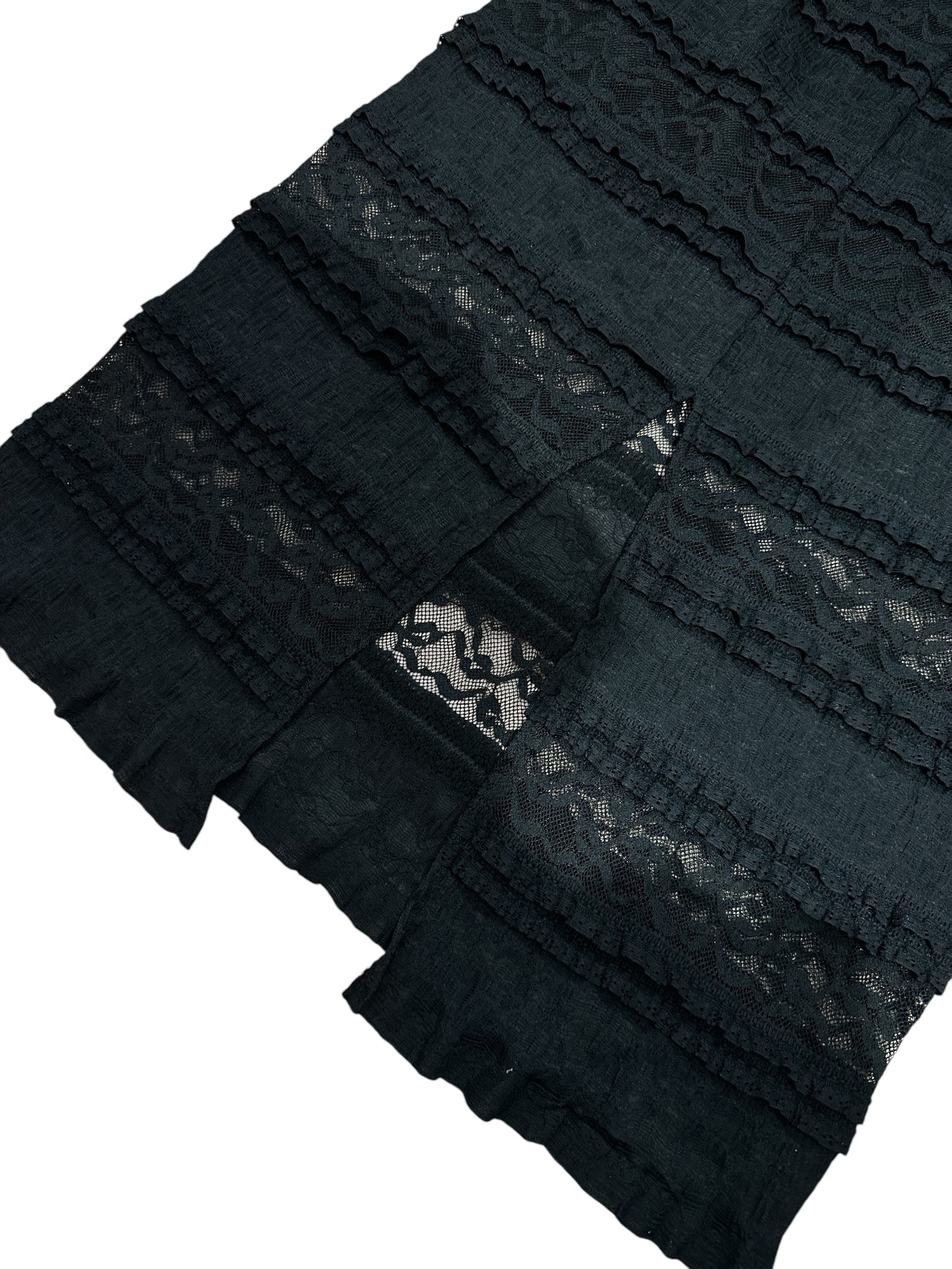 *0* LACE TIERED SKIRT