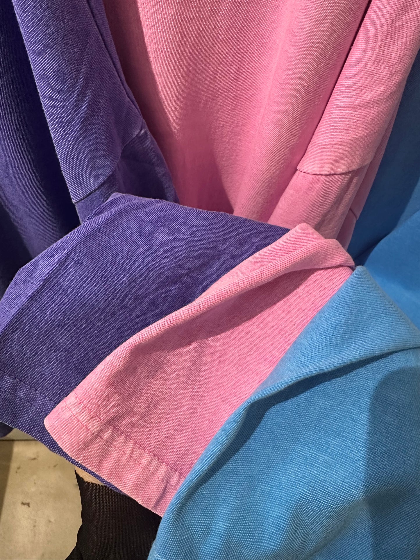 OVERSIZE SIDE SPLIT WASHED COTTON TEE