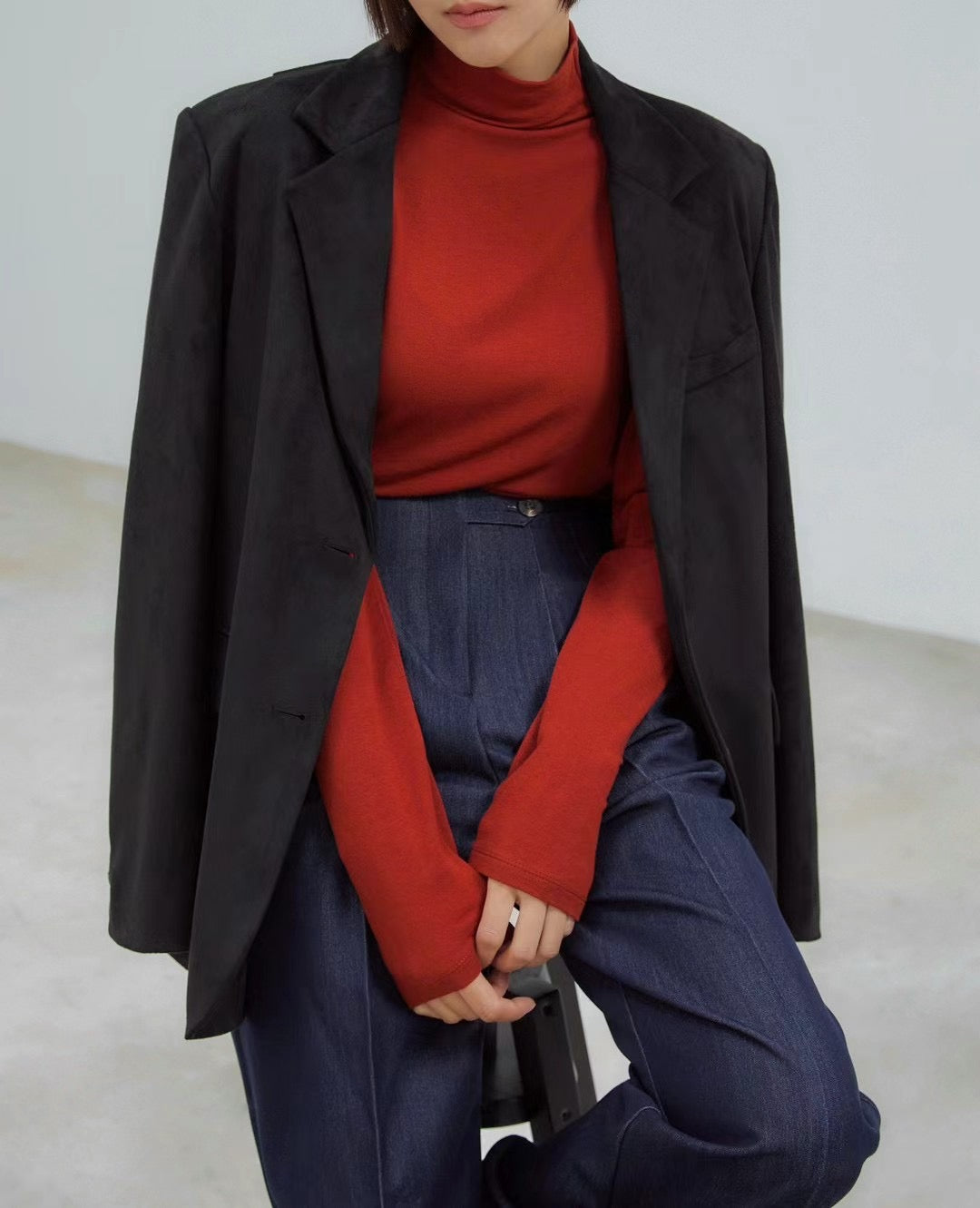 BASIC TURTLE NECK SOFT TOP