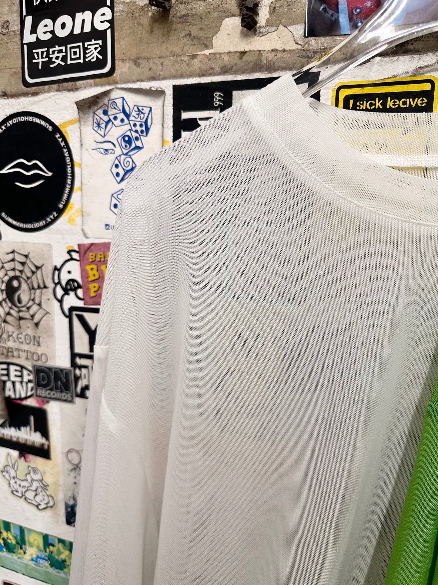 • FUSSY MADE • AIRY MESH TOP - OVERSIZED