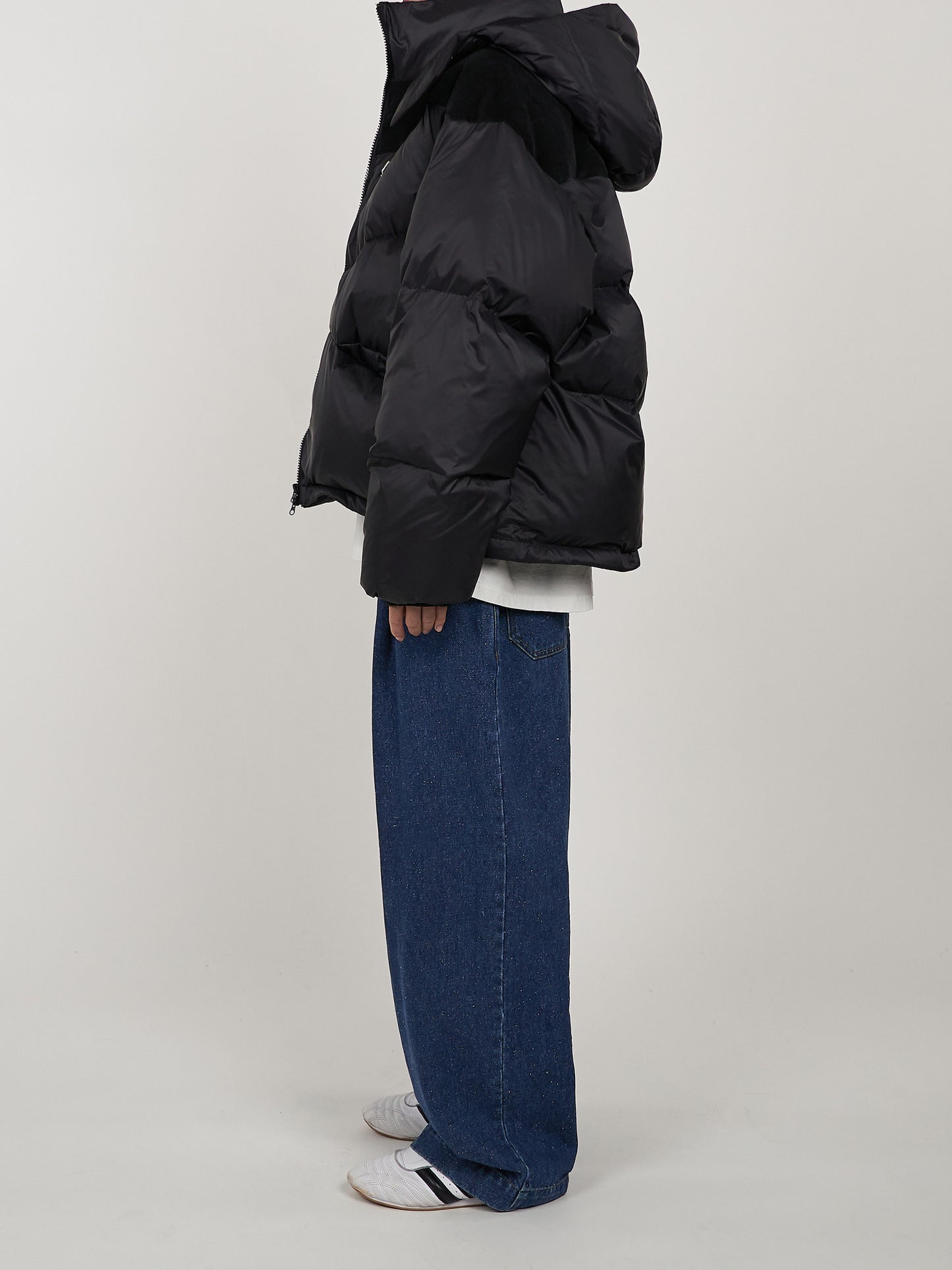 DIAGONAL STITCH DOWN JUMPER