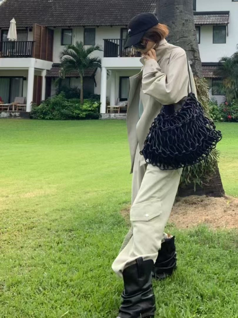 PU TRENCH COAT