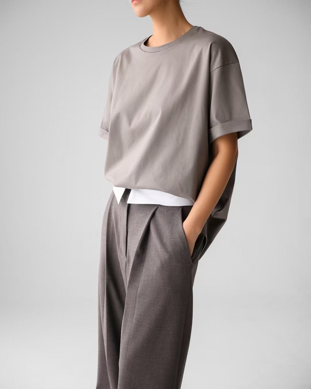 PREMIUM FOLDED SLEEVES TEE