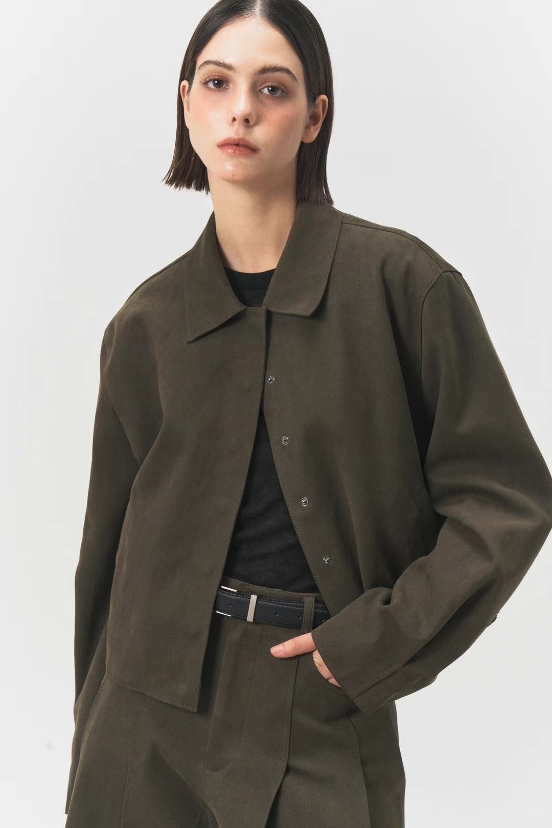 SUEDE BOMBER JACKET