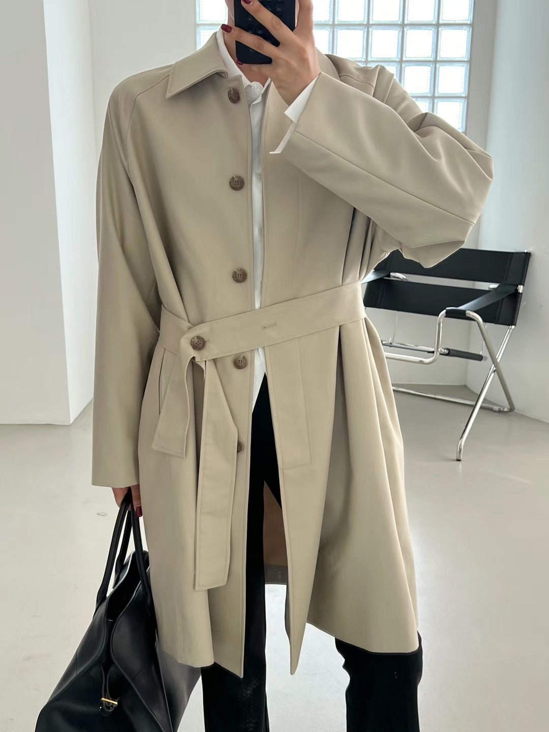 !!!EARLYBIRD SPECIAL OFFER until Sunday!!! MID LENGTH BELTED TRENCH COAT