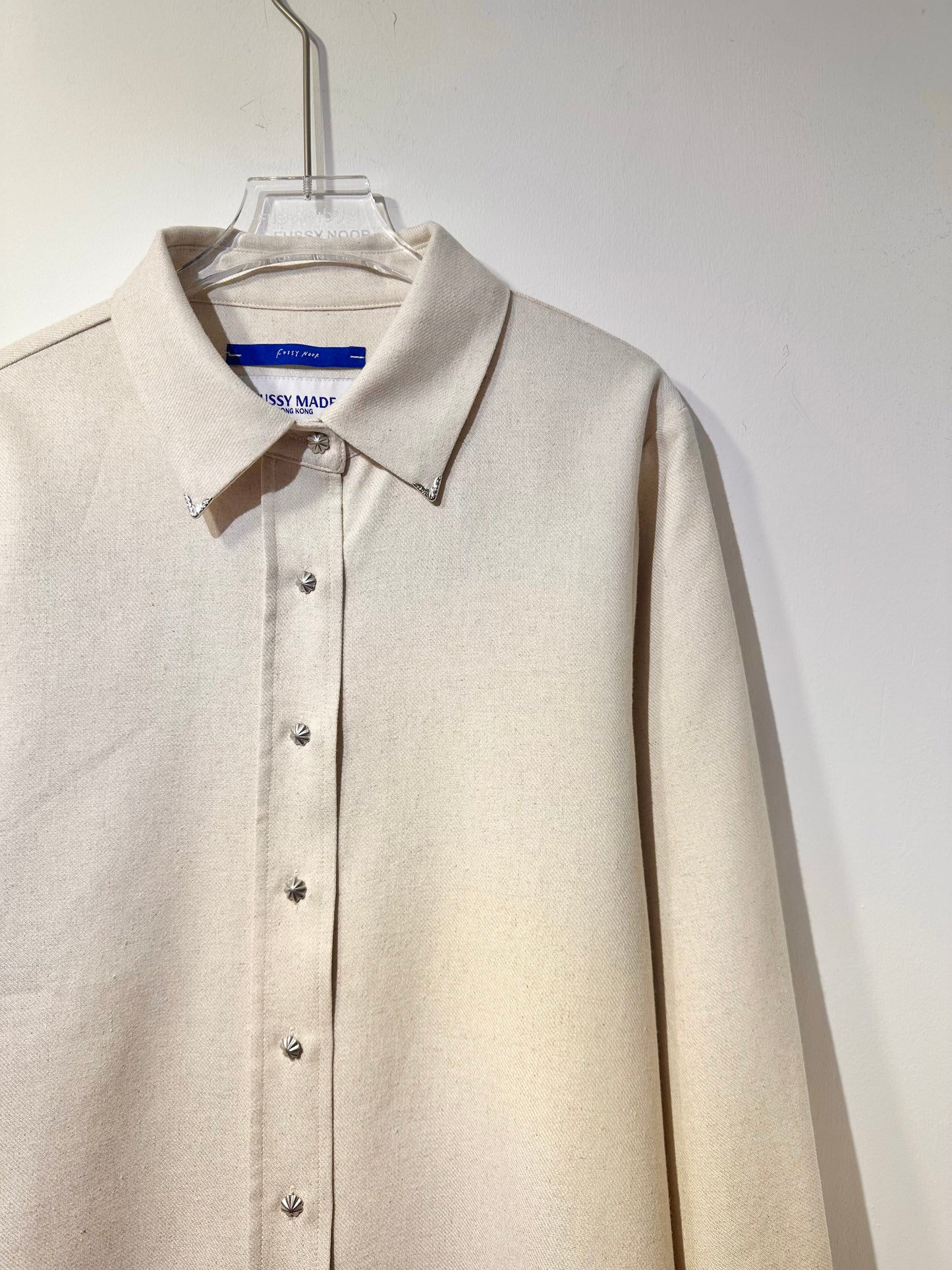 • FUSSY MADE • OATMEAL HEMP SHIRT