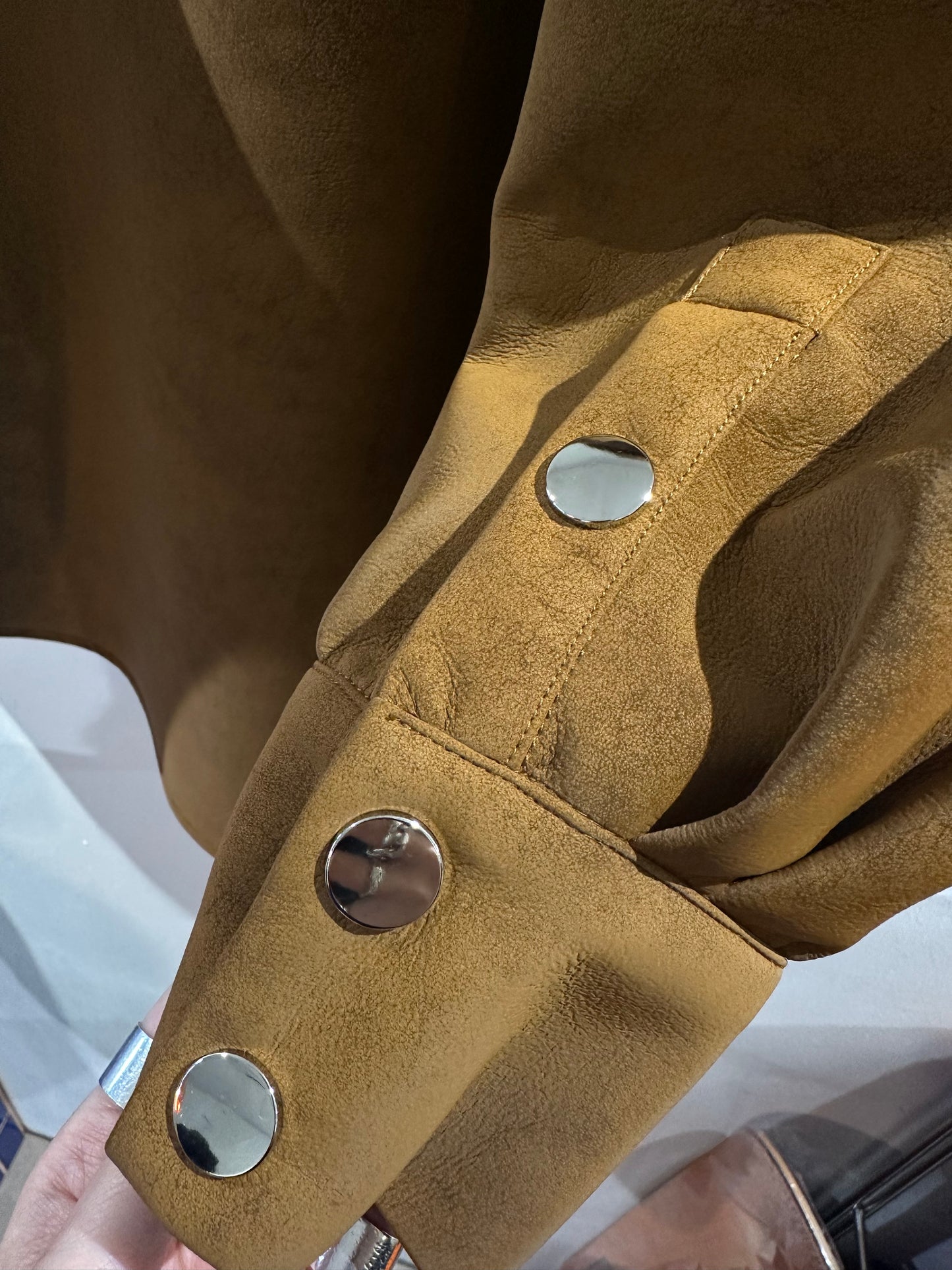 • FUSSY MADE • MATTE PU SHIRT JACKET