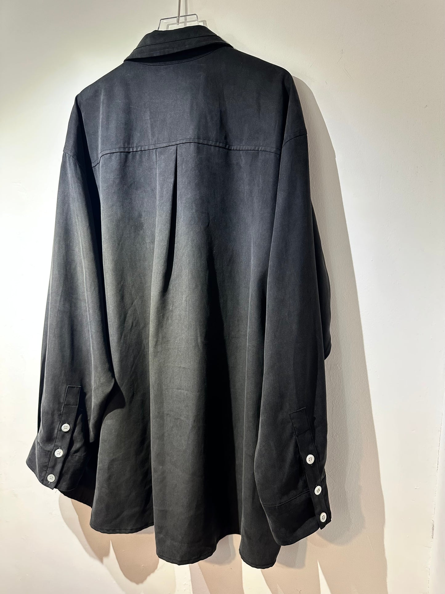 • FUSSY MADE • CUPRO BLACK SHIRT