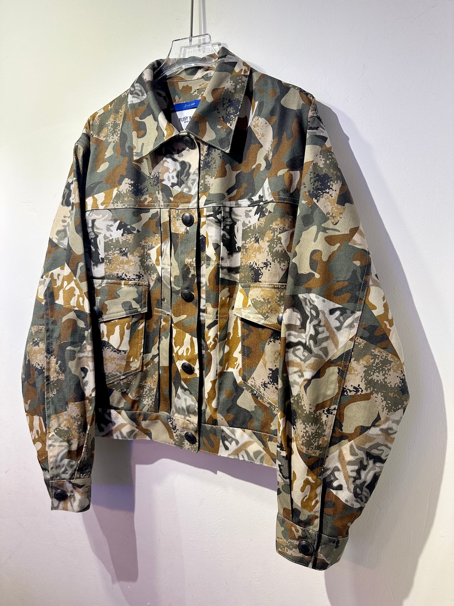 • FUSSY MADE • CAMO PATCHED JACKET