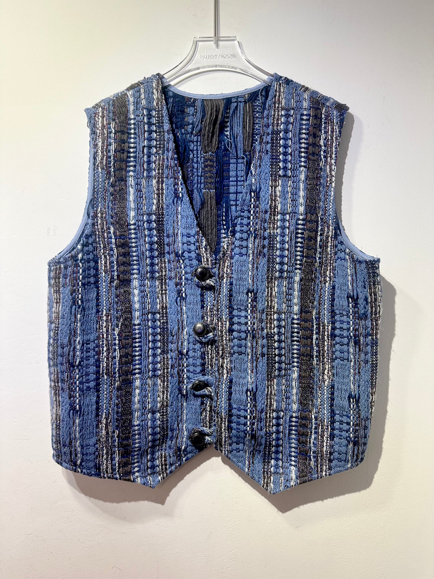 • FUSSY MADE • JAPANESE HERITAGE STYLE KNITTED VEST