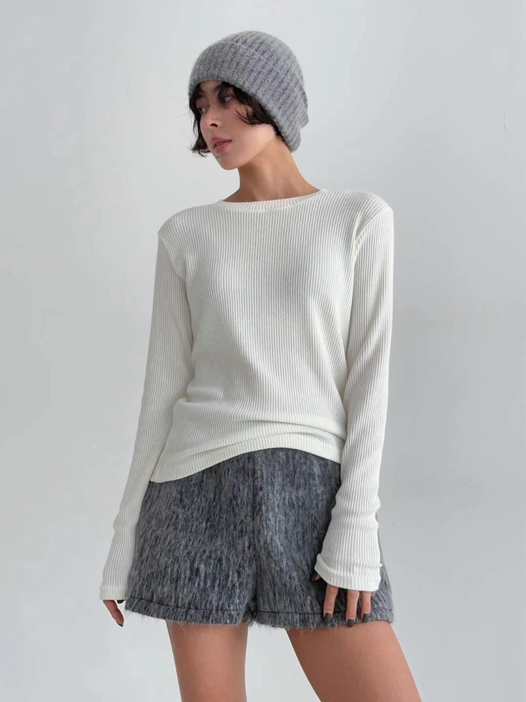 BASIC RIBBED TOP - 4 COLOURS