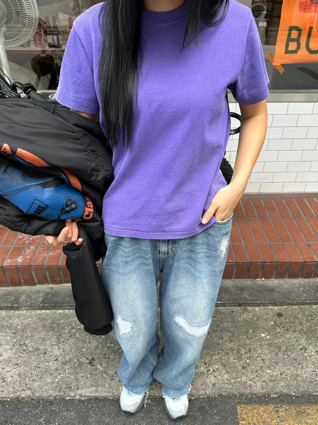 WASHED FIT CUT TEE