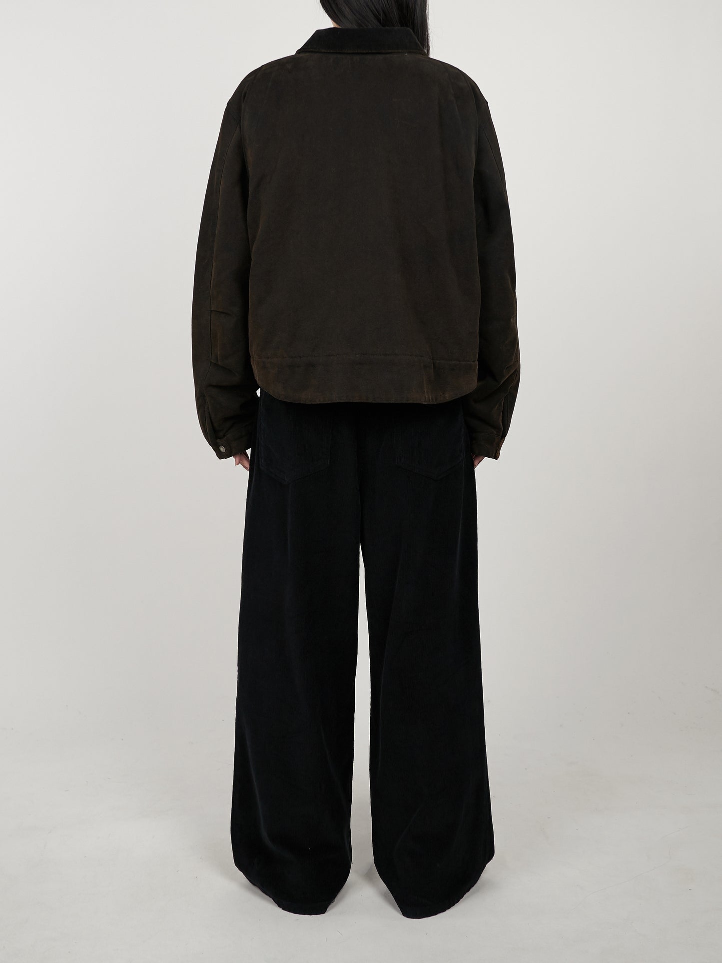 WASHED COTTON WORK JACKET