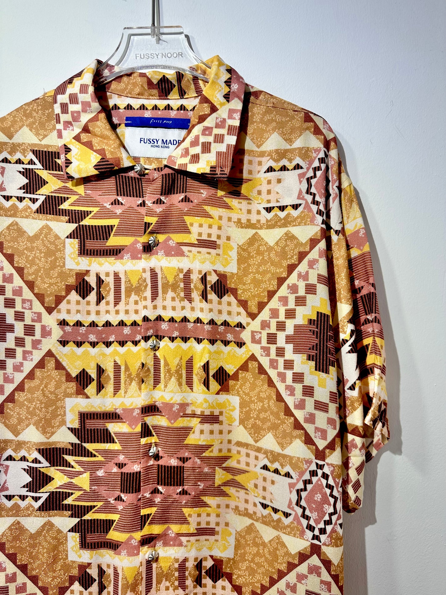 • FUSSY MADE • AZTEC JACQUARD SHIRT