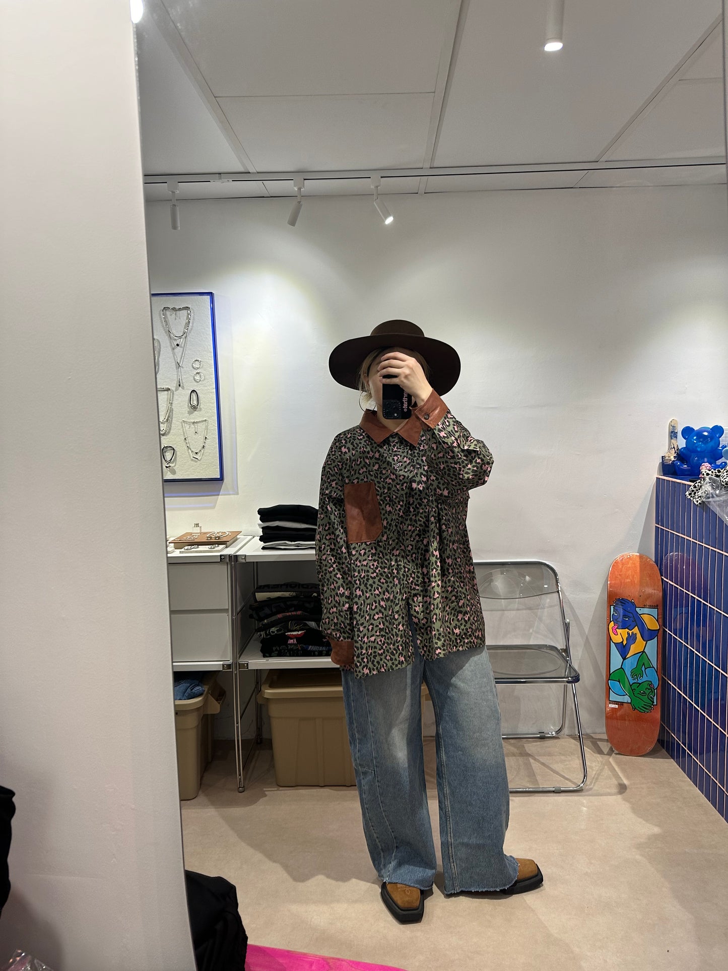 LEOPARD SHIRT JACKET