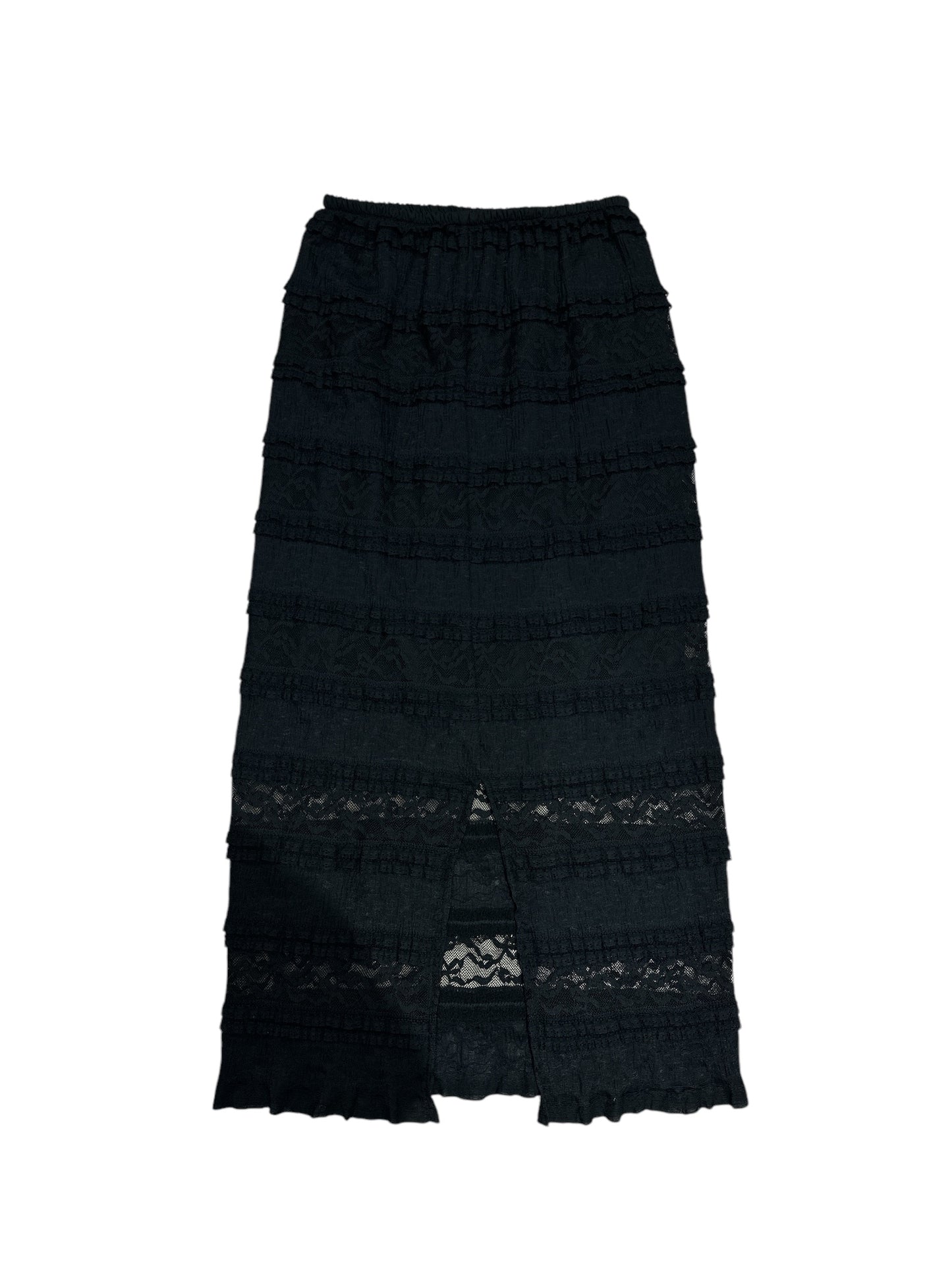 *0* LACE TIERED SKIRT