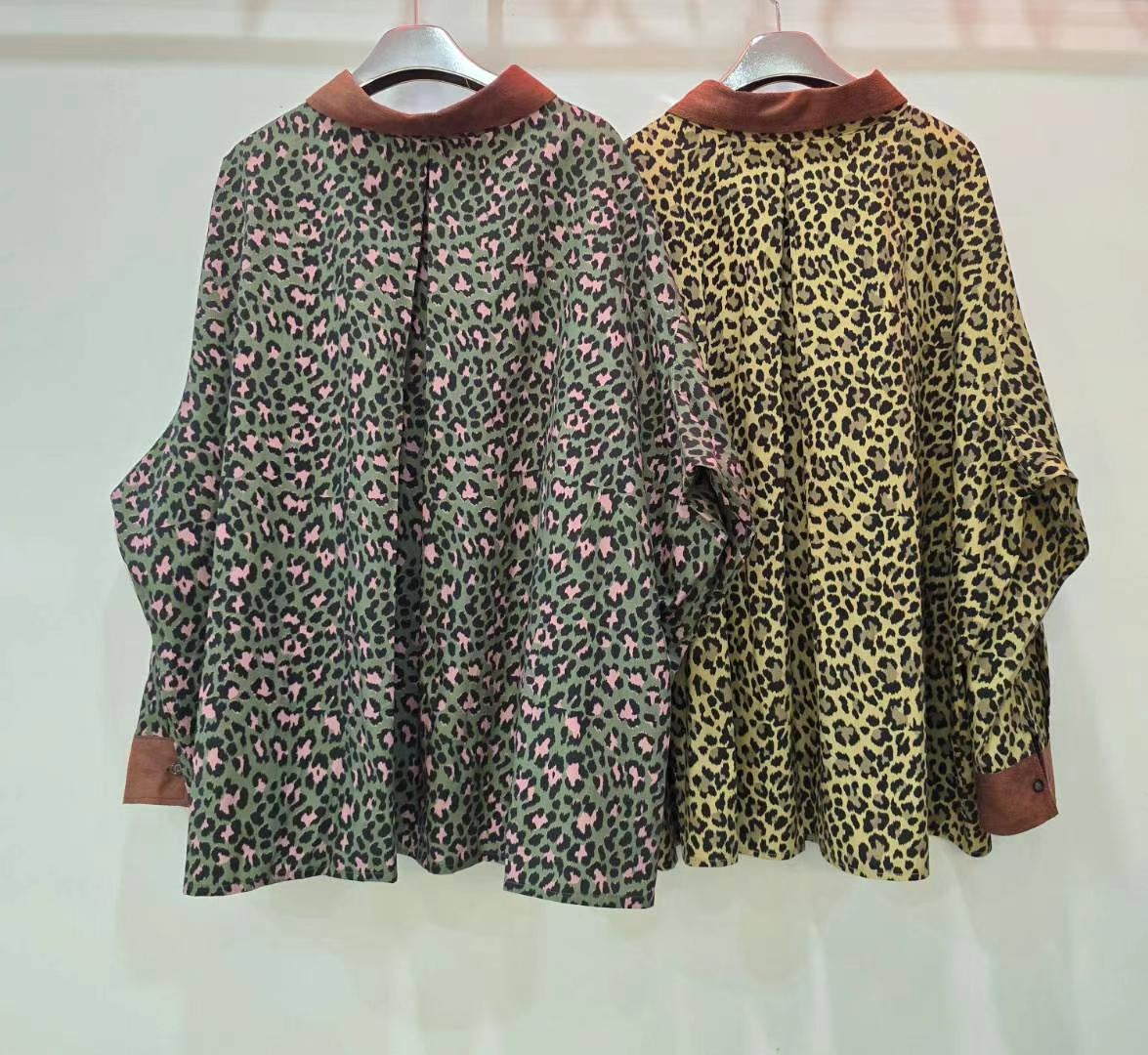 LEOPARD SHIRT JACKET
