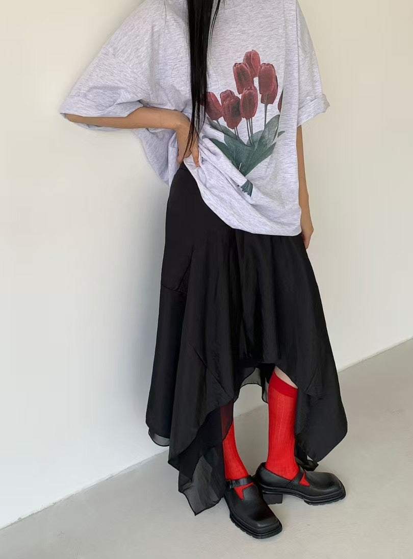 CHIFFON LAYER SKIRT