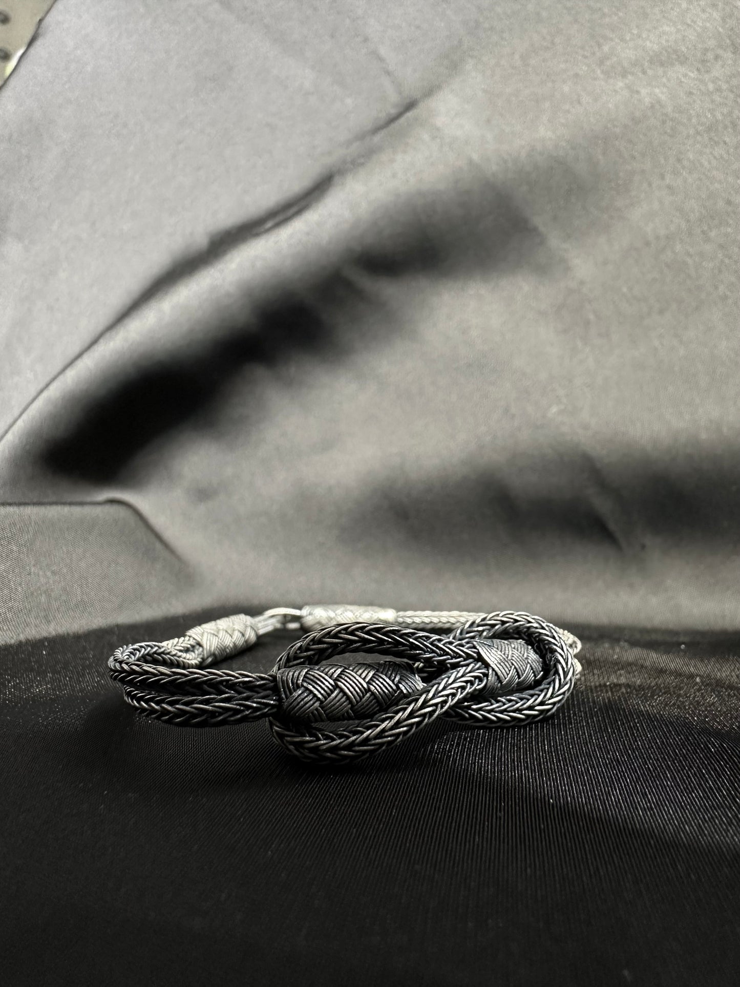 HANDMADE 925 TWIST ROPE BRACLET