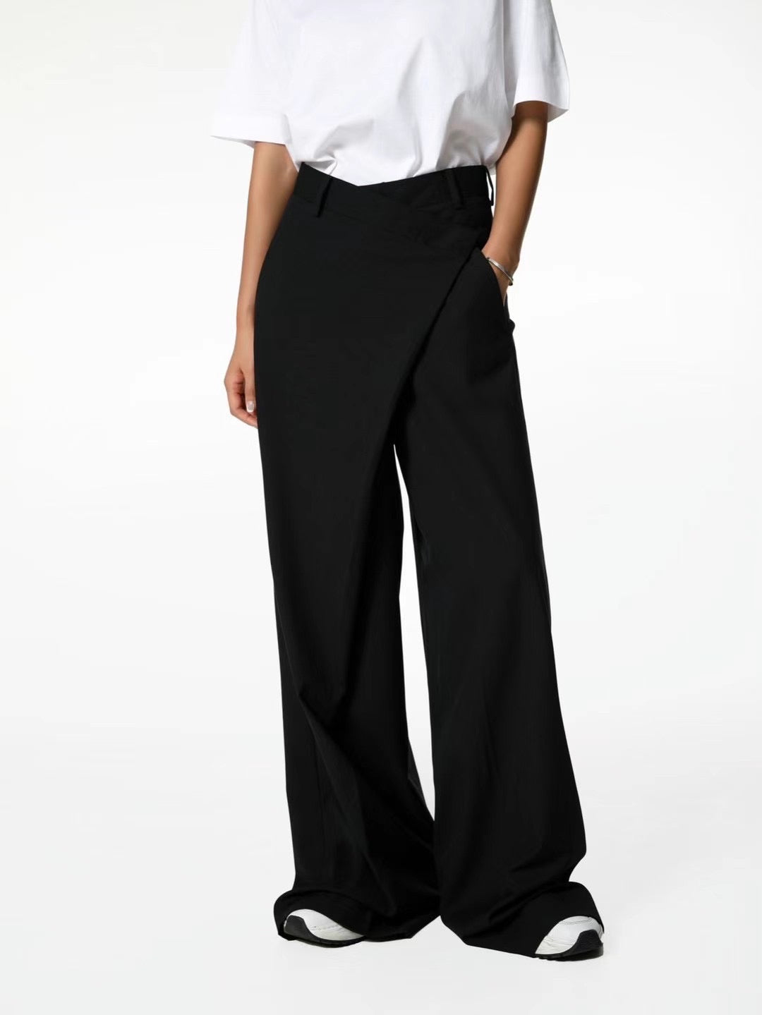 CROSS WRAP TROUSERS