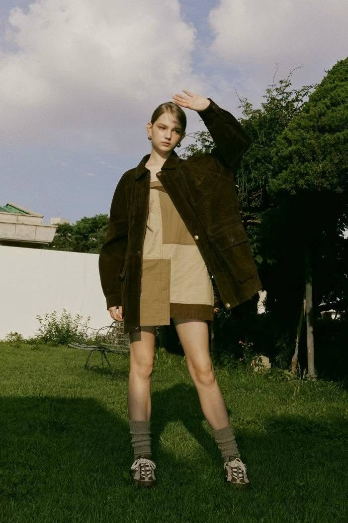 BIG POCKET SUEDE JACKET