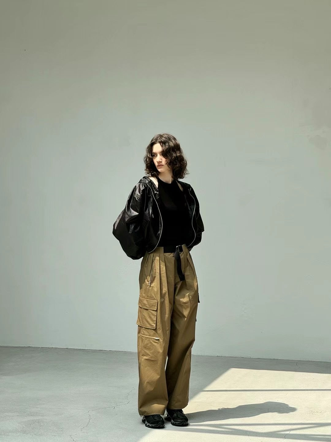 WORKER PANT WITH BELT